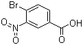 4-溴-3-硝基苯甲酸分子结构 (CAS 6319-40-0)