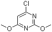 6-氯-2,4-二甲氧基嘧啶分子结构 (CAS 6320-15-6)