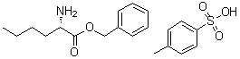 L-正亮氨酸苄酯对甲苯磺酸盐分子结构 (CAS 63219-55-6)