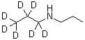 N-丙基-1-丙胺-1,1,2,2,3,3,3-d<sub>7</sub>分子结构 (CAS 63220-61-1)