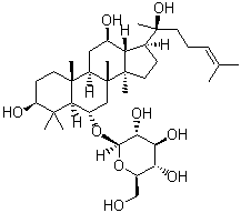 人参皂甙 Rh1分子结构 (CAS 63223-86-9)