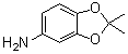 2,2-二甲基苯并-1,3-二氧杂环戊烯-5-胺分子结构 (CAS 6324-89-6)