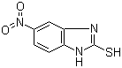 结构式 CAS# 6325-91-3, 2-巯基-5-硝基苯并咪唑
