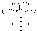 7-氨基-1,8-萘啶-2(1H)-酮硫酸盐分子结构 (CAS 632620-24-7)
