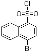 4-溴-1-萘磺酰氯分子结构 (CAS 63279-36-7)