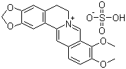 硫酸氢黄连素分子结构 (CAS 633-66-9)