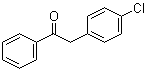 structure of CAS# 6332-83-8, 2-(4-Chlorophenyl)-1-phenylethanone;2-(p-Chlorophenyl)acetophenone; 4-Chlorobenzyl phenyl ketone; NSC 38739; p-Chlorobenzyl phenyl ketone