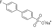 4'-氟-[1,1'-联苯]-4-磺酸钠盐分子结构 (CAS 633314-20-2)