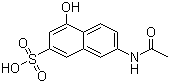 7-乙酰氨基-4-羟基-2-萘磺酸分子结构 (CAS 6334-97-0)