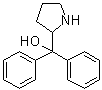 (±)-alpha,alpha-二苯基-2-吡咯烷甲醇分子结构 (CAS 63401-04-7)