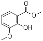 3-甲氧基水杨酸甲酯分子结构 (CAS 6342-70-7)