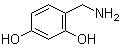 2,4-二羟基苄胺分子结构 (CAS 63452-56-2)