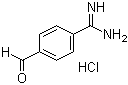 4-甲酰基苯甲脒盐酸盐分子结构 (CAS 63476-93-7)