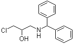 1-氯-3-[(二苯基甲基)氨基]-2-丙醇分子结构 (CAS 63477-43-0)