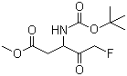 Caspase3-Inhibitor Boc-D-FMK molecular structure (CAS 634911-80-1)