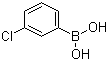 3-氯苯硼酸分子结构 (CAS 63503-60-6)