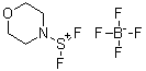 二氟-4-吗啉基锍四氟硼酸盐分子结构 (CAS 63517-33-9)