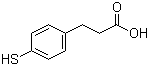 4-巯基氢化肉桂酸分子结构 (CAS 63545-55-1)