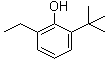 2-叔丁基-6-乙基苯酚分子结构 (CAS 63551-41-7)