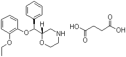 恶泼西汀丁二酸盐分子结构 (CAS 635724-55-9)
