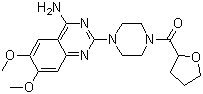 特拉唑嗪分子结构 (CAS 63590-64-7)