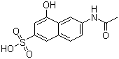 6-乙酰氨基-4-羟基萘-2-磺酸分子结构 (CAS 6361-41-7)