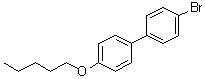 4-溴-4'-(戊氧基)联苯分子结构 (CAS 63619-51-2)