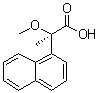 (R)-2-甲氧基-2-(1-萘基)丙酸分子结构 (CAS 63628-26-2)