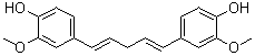 4,4'-(1,4-戊二烯-1,5-二基)二[2-甲氧基苯酚]分子结构 (CAS 63644-68-8)