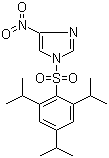 4-硝基-1-[[2,4,6-三(异丙基)苯基]磺酰基]-1H-咪唑分子结构 (CAS 63734-76-9)