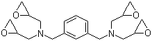 N,N,N',N'-四(环氧乙烷基甲基)-1,3-苯二甲胺分子结构 (CAS 63738-22-7)