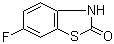 6-氟-2(3H)-苯并噻唑酮分子结构 (CAS 63754-96-1)