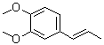 (E)-1,2-二甲氧基-4-(1-丙烯基)苯分子结构 (CAS 6379-72-2)