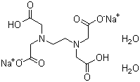 乙二胺四乙酸二钠盐分子结构 (CAS 6381-92-6)