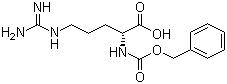 N-苄氧羰基-D-精氨酸分子结构 (CAS 6382-93-0)