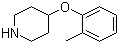 4-(2-Methylphenoxy)piperidine molecular structure (CAS 63843-42-5)