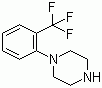 1-(2-三氟甲基苯基)哌嗪分子结构 (CAS 63854-31-9)