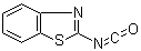 苯并噻唑-2-基异氰酸酯分子结构 (CAS 63876-61-9)