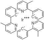 Tris[2-(3-methyl-2-pyridinyl)phenyl]iridium molecular structure (CAS 639006-72-7)