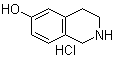 结构式 CAS# 63905-73-7, 1,2,3,4-四氢-6-羟基异喹啉盐酸盐