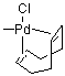 结构式 CAS# 63936-85-6, 环辛二烯基甲基氯化钯