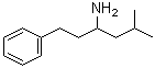 3-甲基-1-苯乙基丁胺分子结构 (CAS 6396-93-6)