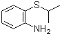 2-(异丙硫基)苯胺分子结构 (CAS 6397-33-7)