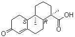 13-Keto-8(14)-podocarpen-18-oic acid molecular structure (CAS 63976-69-2)
