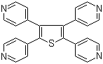 结构式 CAS# 64048-12-0, 2,3,4,5-四(4-吡啶基)噻吩