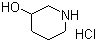 3-羟基哌啶盐酸盐分子结构 (CAS 64051-79-2)