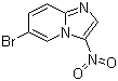 6-溴-3-硝基咪唑并[1,2-a]吡啶分子结构 (CAS 64064-71-7)
