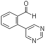 2-(嘧啶-5-基)苯甲醛分子结构 (CAS 640769-71-7)