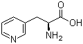 3-(3-吡啶基)-L-丙氨酸分子结构 (CAS 64090-98-8)