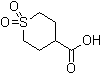 1,1-Dioxohexahydrothiopyran-4-carboxylic acid molecular structure (CAS 64096-87-3)